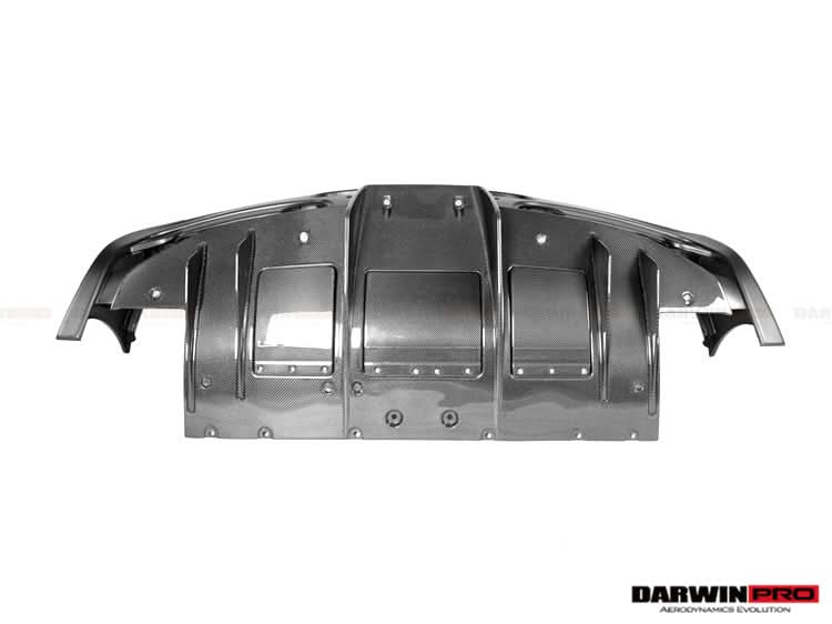 DarwinPRO 2013-2015 Ferrari 458 Speciale Rear Bumper with Diffuser with Lights