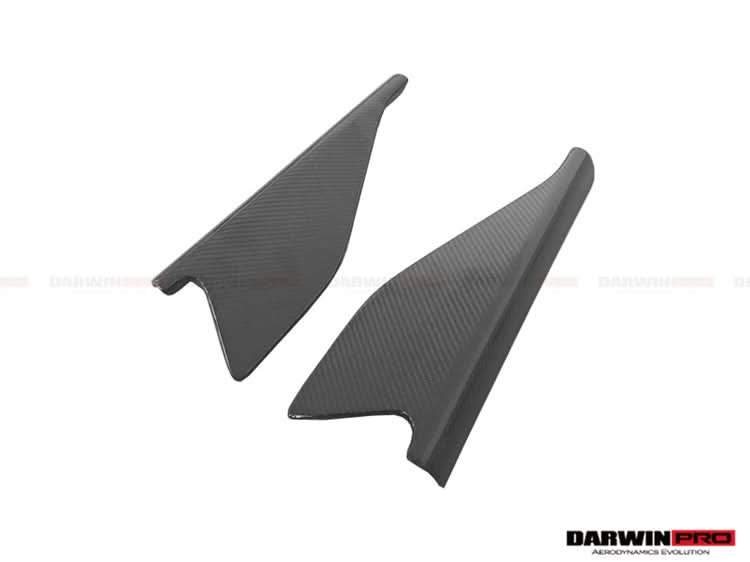 2013-2015 Ferrari 458 Speciale Carbon Fiber Side Skirt Canards