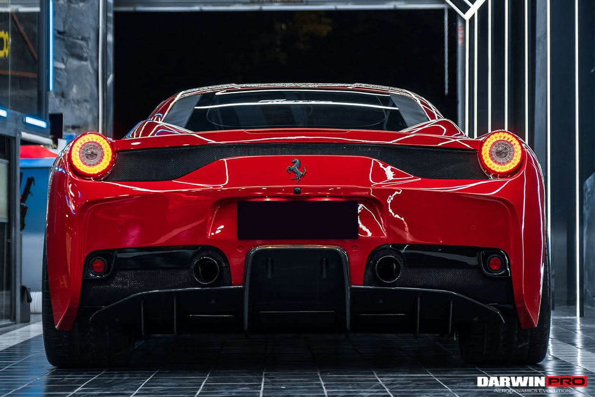 DarwinPRO 2013-2015 Ferrari 458 Speciale Carbon Fiber Rear Diffuser