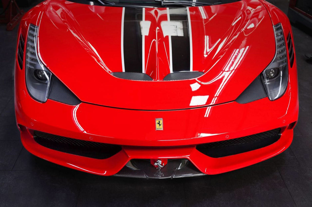 2013-2015 Ferrari 458 Speciale Carbon Fiber Front Lip