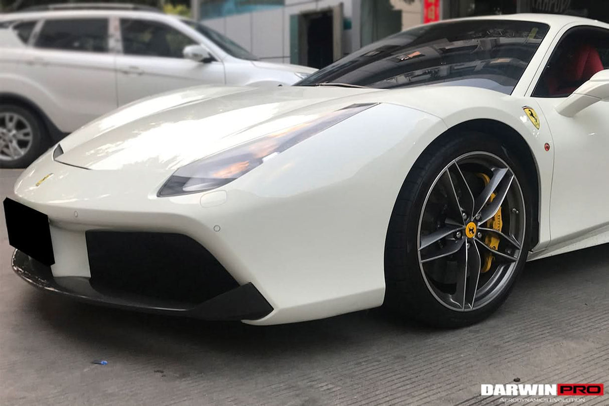DarwinPRO 2015-2020 Ferrari 488 GTB & Spider Carbon Fiber Front Lip