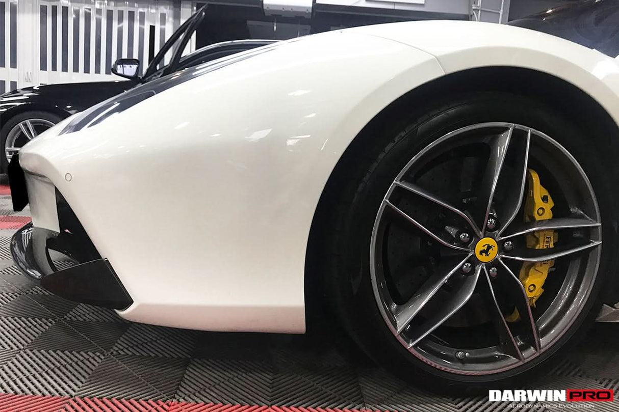 DarwinPRO 2015-2020 Ferrari 488 GTB & Spider Carbon Fiber Front Lip