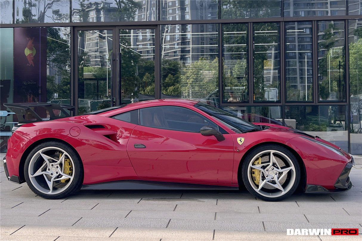 2015-2020 Ferrari 488 GTB & Spider Side Skirts DarwinPRO (OE)