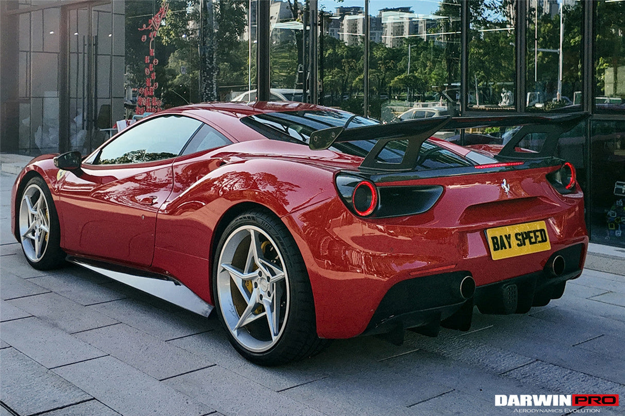 2015-2020 Ferrari 488 GTB & Spider Side Skirts DarwinPRO (OE)