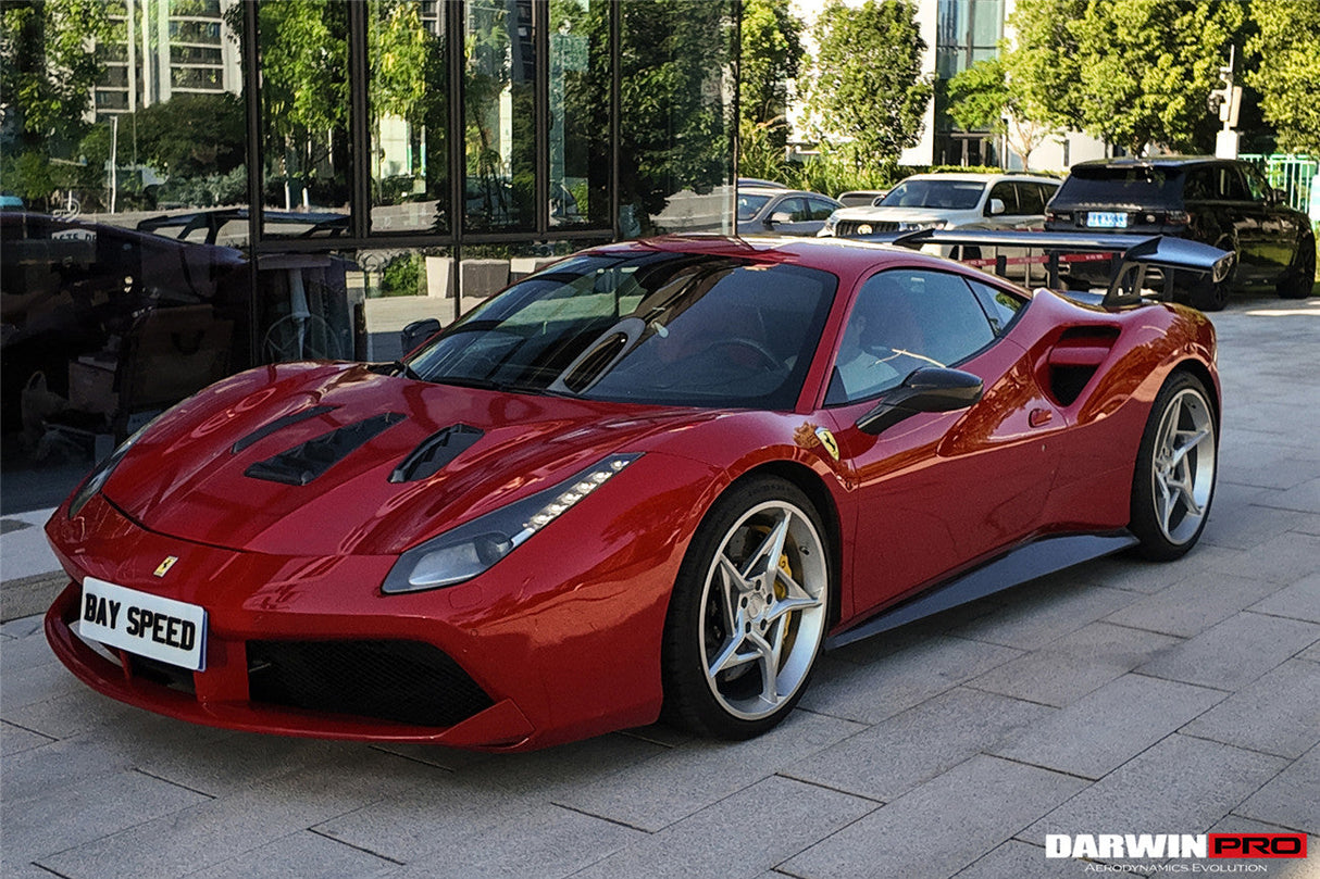2015-2020 Ferrari 488 GTB & Spider Side Skirts DarwinPRO (OE)
