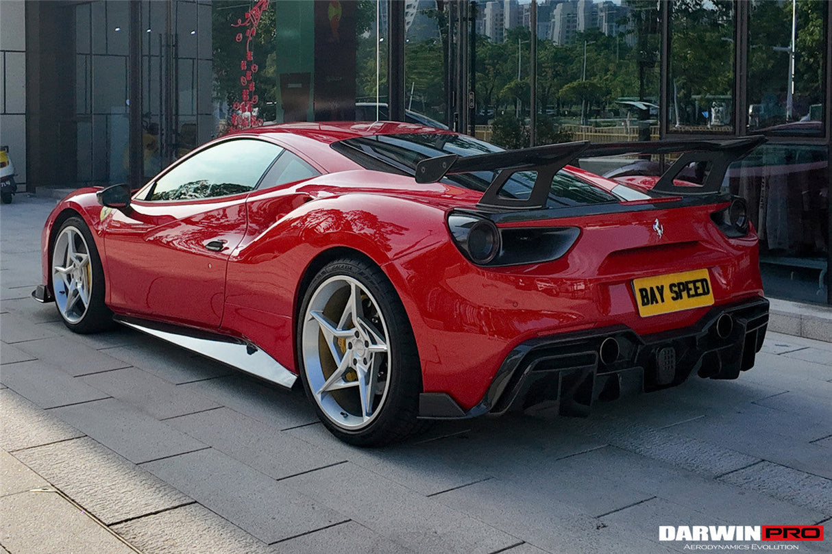 2015-2020 Ferrari 488 GTB & Spider Side Skirts DarwinPRO (OE)