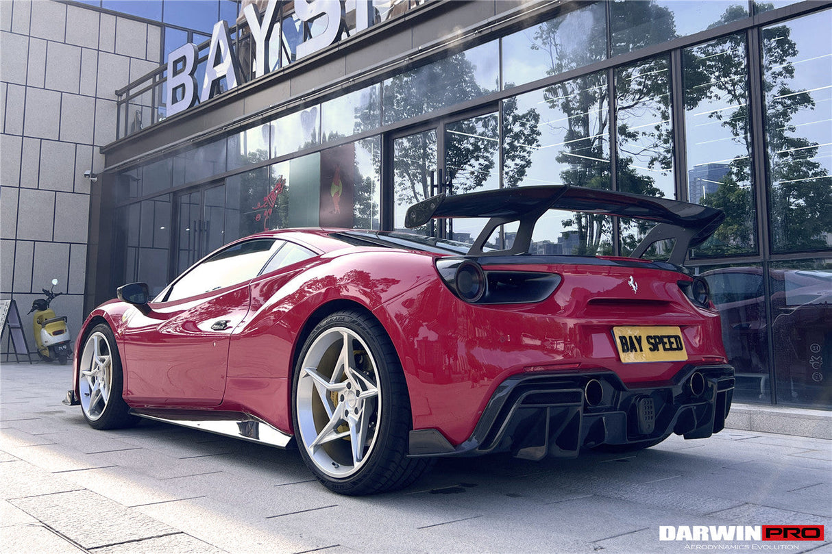 2015-2020 Ferrari 488 GTB & Spider Side Skirts DarwinPRO (OE)