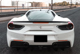 2015-2020 Ferrari 488 GTB Spyder Dry Carbon Fiber Rear Light Satellite Covers