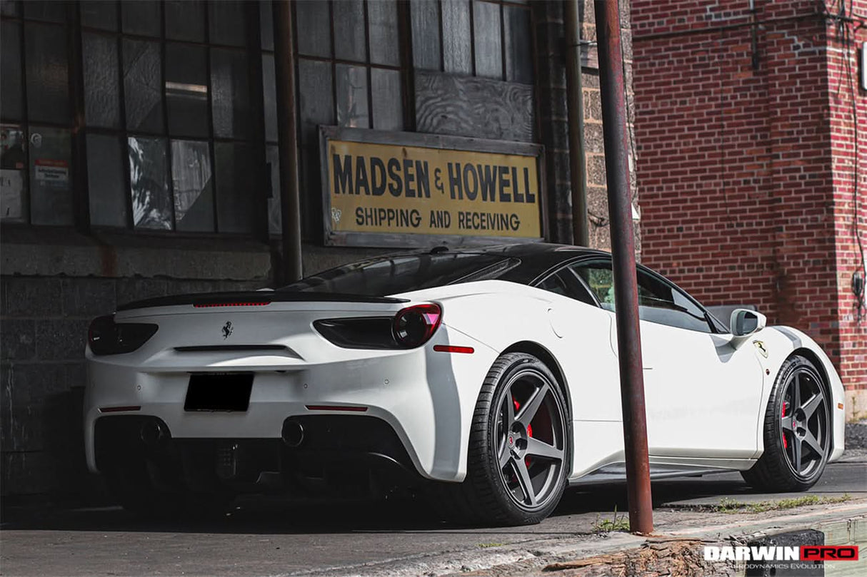 2015-2020 Ferrari 488 GTB Spyder Dry Carbon Fiber Rear Light Satellite Covers