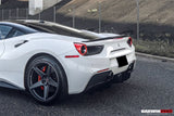 2015-2020 Ferrari 488 GTB Spyder Dry Carbon Fiber Rear Light Satellite Covers