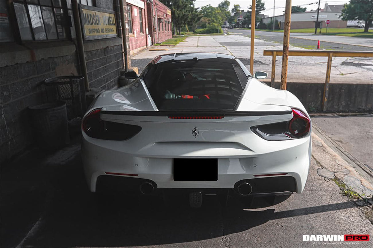 2015-2020 Ferrari 488 GTB Spyder Dry Carbon Fiber Rear Light Satellite Covers