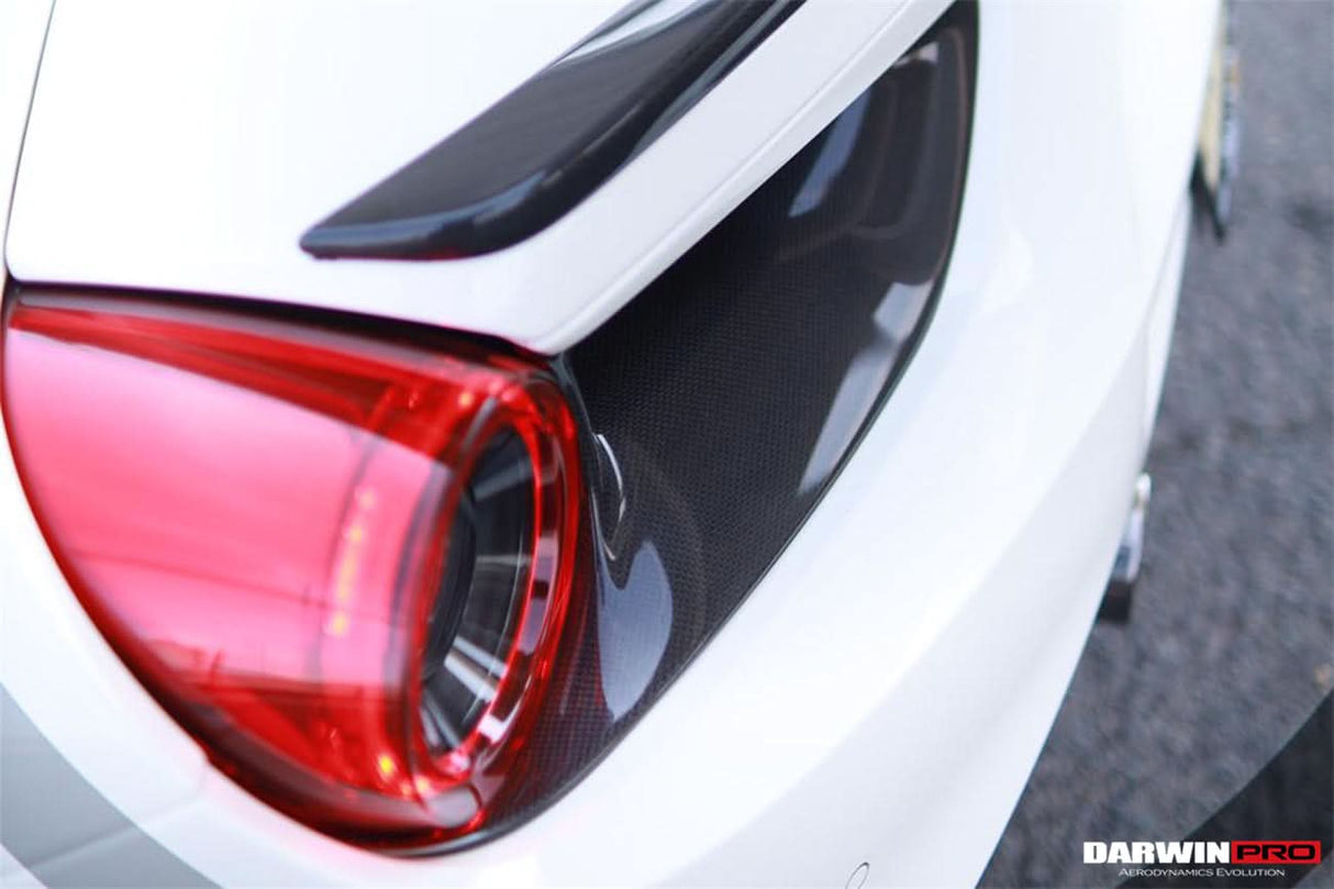 2015-2020 Ferrari 488 GTB Spyder Dry Carbon Fiber Rear Light Satellite Covers
