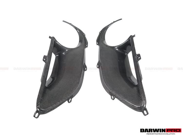 2015-2020 Ferrari 488 GTB Spyder Dry Carbon Fiber Rear Light Satellite Covers