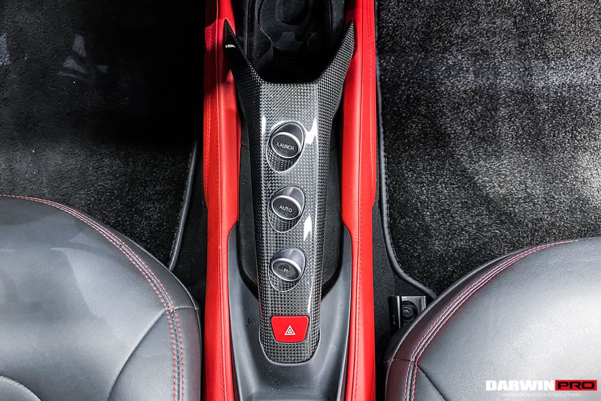 2015-2020 Ferrari 488 Dry Carbon Fiber Bridge Control | Fits GTB, Spider