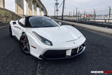 2015-2020 Ferrari 488 GTB & Spider Dry Carbon Fiber Side Air Intake Fins