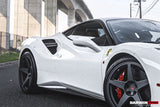 2015-2020 Ferrari 488 GTB & Spider Dry Carbon Fiber Side Air Intake Fins