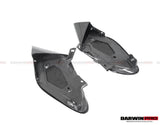 2015-2020 Ferrari 488 GTB & Spider Dry Carbon Fiber Side Air Intake Fins