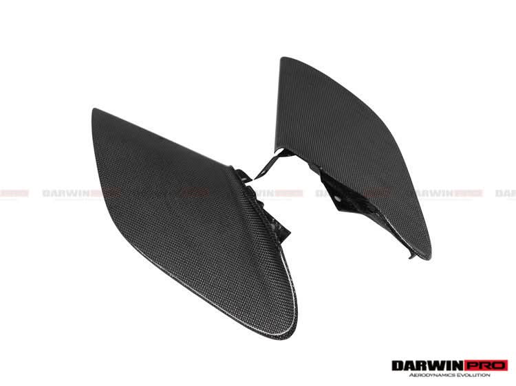 2015-2020 Ferrari 488 GTB & Spider Dry Carbon Fiber Side Air Intake Fins