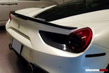 2015-2020 Ferrari 488 GTB BKSS Style Carbon Fiber Trunk Spoiler