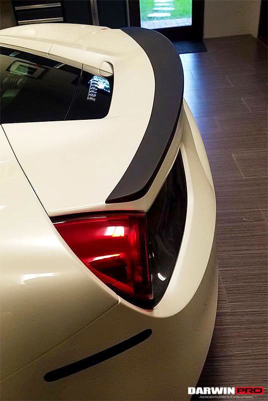 2015-2020 Ferrari 488 GTB BKSS Style Carbon Fiber Trunk Spoiler