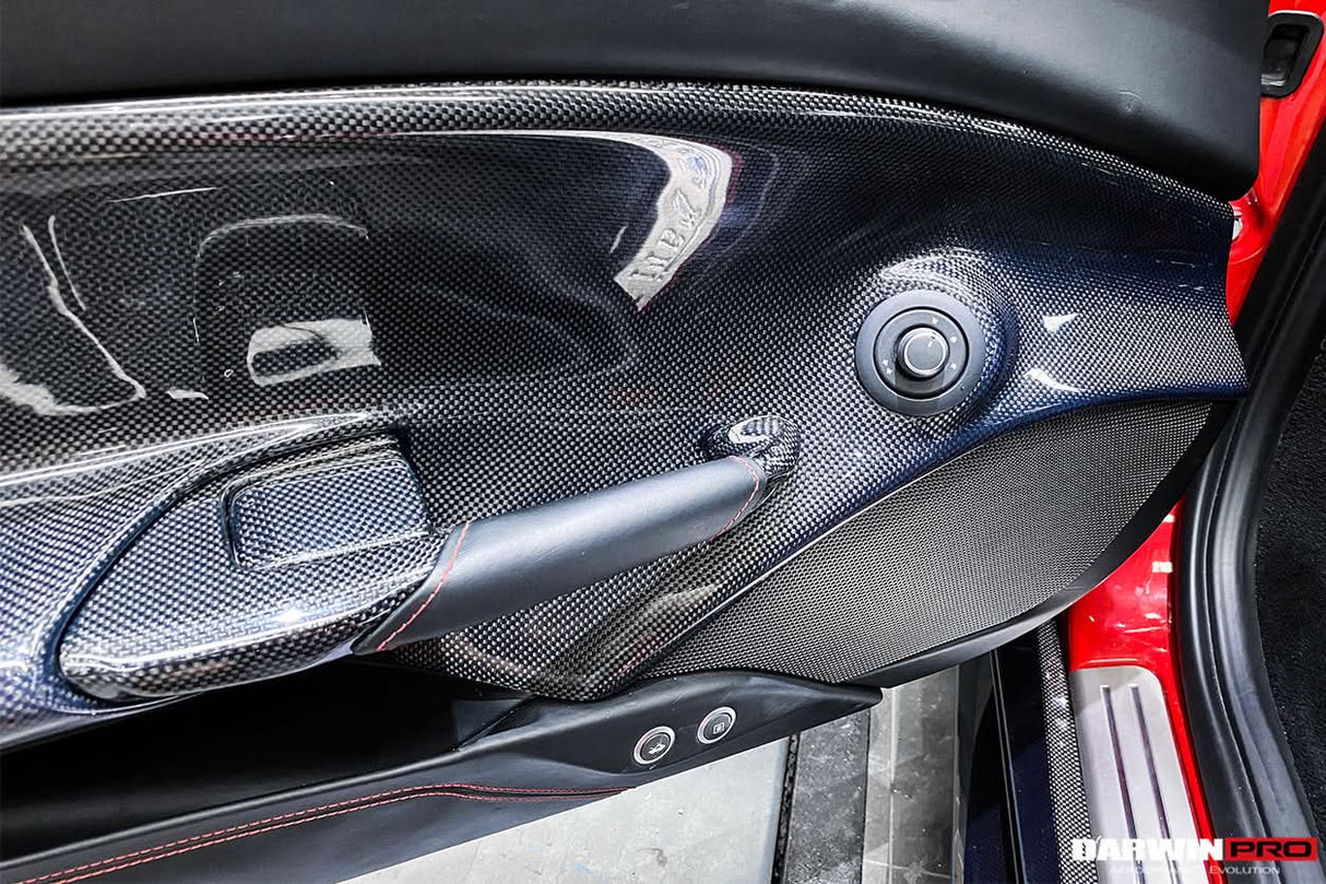2015-2020 Ferrari 488 GTB & Spider Carbon Fiber Door Panel Interior