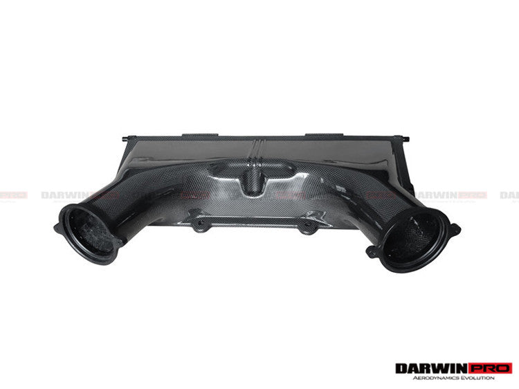 2015-2023 Ferrari Dry Carbon Fiber Airbox DarwinPRO (OE)| Fits F8, 488, Pista
