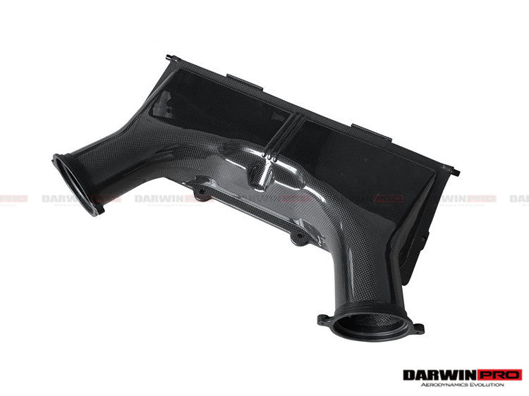 2015-2023 Ferrari Dry Carbon Fiber Airbox DarwinPRO (OE)| Fits F8, 488, Pista