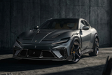 2023-UP Ferrari Purosangue F175 Partial Carbon Fiber Front Bumper And Hood DarwinPRO iMP Design