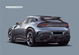 2023-UP Ferrari Purosangue F175 Carbon Fiber Trunk Spoiler DarwinPRO iMP Design