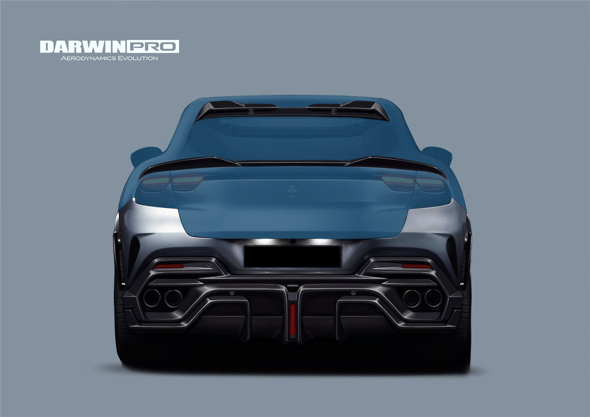 2023-UP Ferrari Purosangue F175 Carbon Fiber Trunk Spoiler DarwinPRO iMP Design