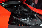 2020-UP Ferrari SF90 Stradale OE Style Autoclave Carbon Fiber Engine Bay Interior (1 Piece)