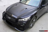 Darwinpro 2014-2022 Infiniti Q50 Sedan EAU ROUGE Style Hood