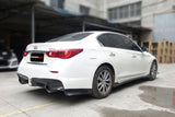 2014-2017 Infiniti Q50 Sedan EAU ROUGE Style Rear Bumper