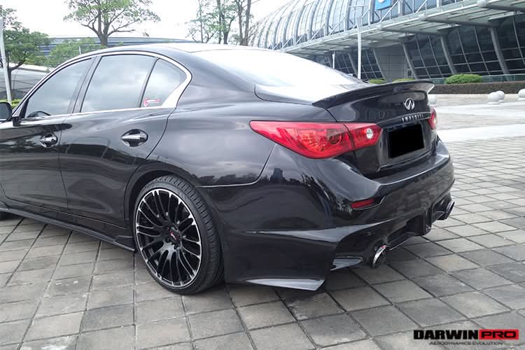 2014-2017 Infiniti Q50 Sedan EAU ROUGE Style Rear Bumper