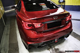 2014-2017 Infiniti Q50 Sedan EAU ROUGE Style Rear Bumper