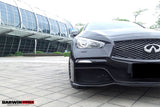 Darwinpro 2014-2022 Infiniti Q50 Sedan EAU ROUGE Style Front Bumper