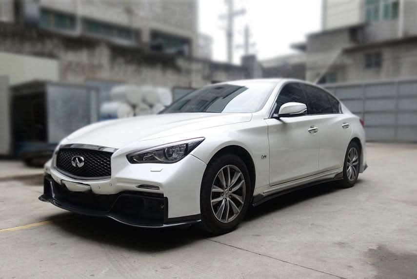 Darwinpro 2014-2022 Infiniti Q50 Sedan EAU ROUGE Style Front Bumper