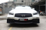 Darwinpro 2014-2022 Infiniti Q50 Sedan EAU ROUGE Style Front Bumper