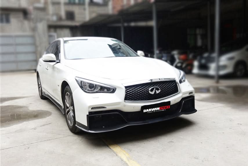 Darwinpro 2014-2022 Infiniti Q50 Sedan EAU ROUGE Style Front Bumper