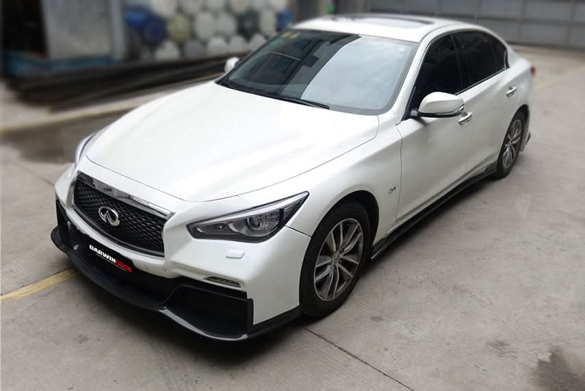 Darwinpro 2014-2022 Infiniti Q50 Sedan EAU ROUGE Style Front Bumper