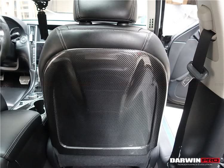 2014-2022 Infiniti Q50 Sedan Dry Carbon Fiber Seatback Replacement