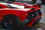 DarwinPRO 2011-2016 Lamborghini Aventador LP700 Roadster SV-BKSSII Style Engine Hood And Wing