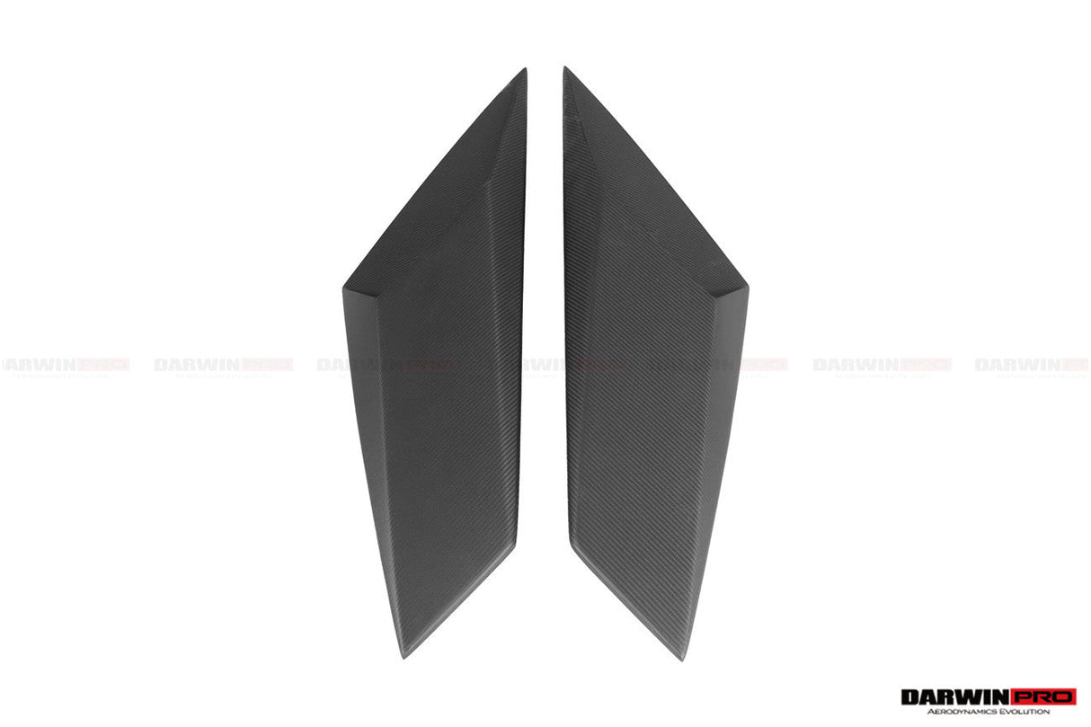 2017-2021 Lamborghini Aventador Autoclave Carbon Fiber Rear Side Scoops DarwinPRO (OE) Fits: LP740 Roadster