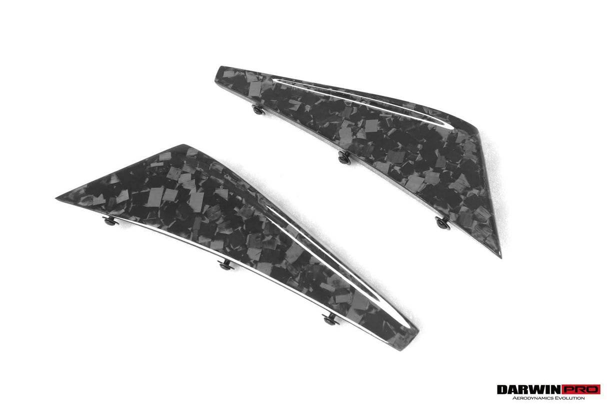 2019-2023 Lamborghini Huracan EVO 4WD ONLY BKSS Style Carbon Front Bumper Canards