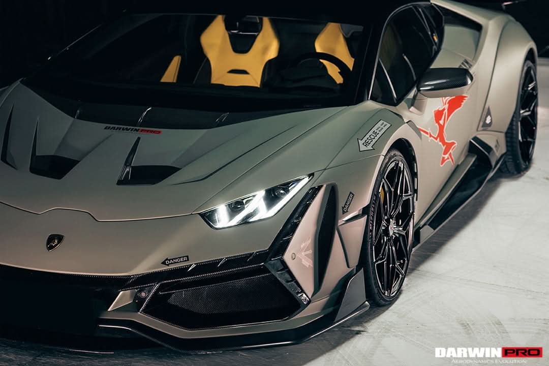 DarwinPRO 2015-2025 Lamborghini Huracan LP610 & LP580 & EVO & Tecnica BKSSII Style Hood