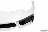 2016-2019 Lamborghini Huracan LP580 Carbon Fiber Front Bumper Canards DarwinPRO (BKSS)