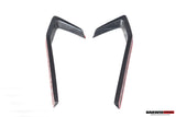 2016-2019 Lamborghini Huracan LP580 Carbon Fiber Front Bumper Canards DarwinPRO (BKSS)