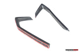 2016-2019 Lamborghini Huracan LP580 Carbon Fiber Front Bumper Canards DarwinPRO (BKSS)