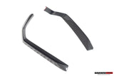 2016-2019 Lamborghini Huracan LP580 Carbon Fiber Front Bumper Canards DarwinPRO (BKSS)