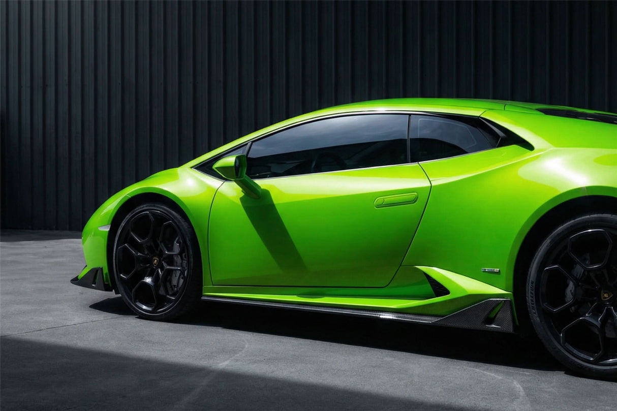 2015-2019 Lamborghini Huracan LP610&LP580 AO Style Carbon Fiber Side Skirts Under Board